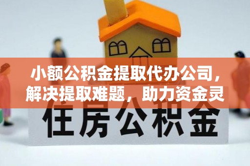 武清小额公积金提取代办公司，解决提取难题，助力资金灵活使用
