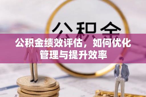 武清公积金绩效评估，如何优化管理与提升效率