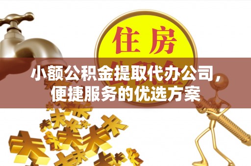武清小额公积金提取代办公司，便捷服务的优选方案