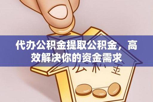 武清代办公积金提取公积金，高效解决你的资金需求