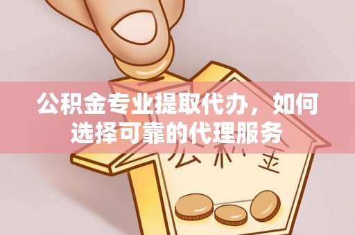 武清公积金专业提取代办，如何选择可靠的代理服务