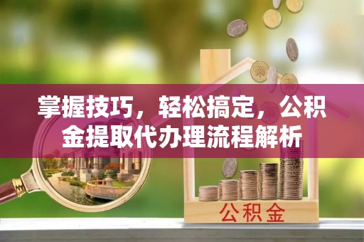 武清掌握技巧，轻松搞定，公积金提取代办理流程解析