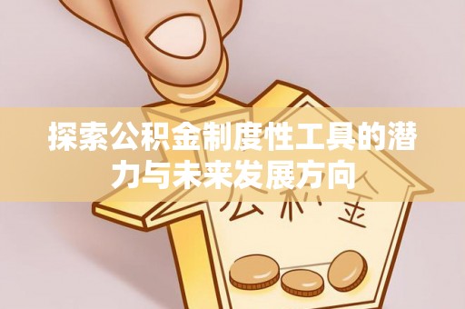 武清探索公积金制度性工具的潜力与未来发展方向