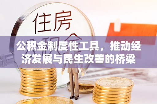 武清公积金制度性工具，推动经济发展与民生改善的桥梁