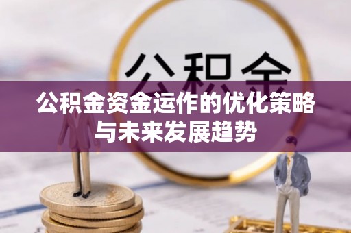 武清公积金资金运作的优化策略与未来发展趋势
