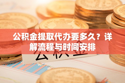 武清公积金提取代办要多久？详解流程与时间安排
