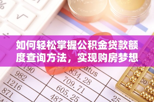 武清如何轻松掌握公积金贷款额度查询方法，实现购房梦想？