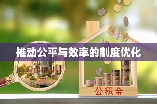 武清推动公平与效率的制度优化