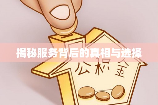 武清揭秘服务背后的真相与选择