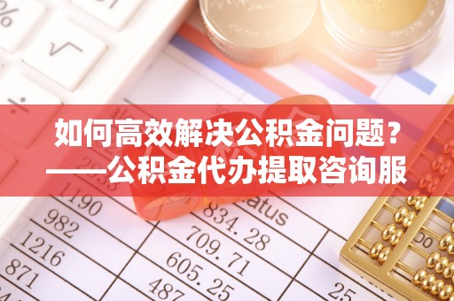 武清如何高效解决公积金问题？——公积金代办提取咨询服务指南