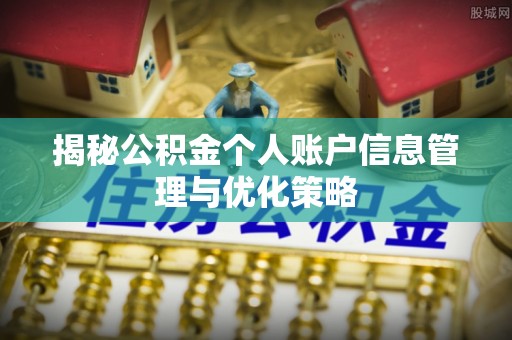 武清揭秘公积金个人账户信息管理与优化策略