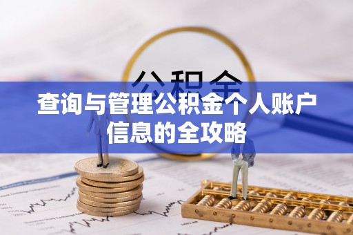 武清查询与管理公积金个人账户信息的全攻略
