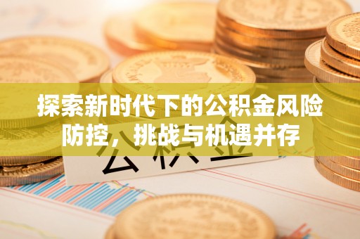 武清探索新时代下的公积金风险防控，挑战与机遇并存