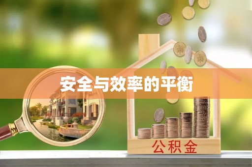 武清安全与效率的平衡