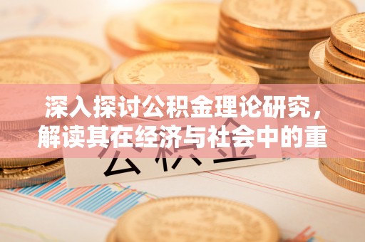 武清深入探讨公积金理论研究，解读其在经济与社会中的重要角色
