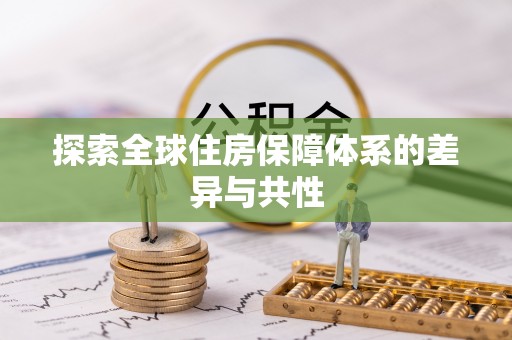 武清探索全球住房保障体系的差异与共性