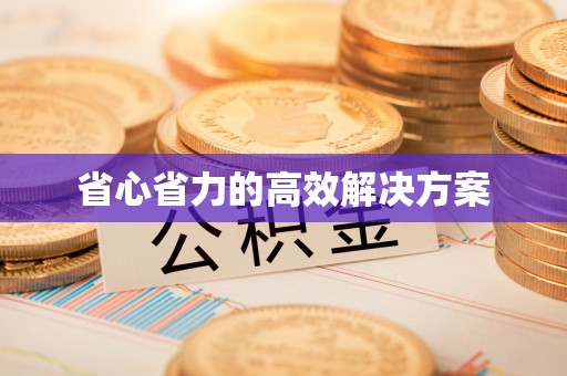 武清省心省力的高效解决方案