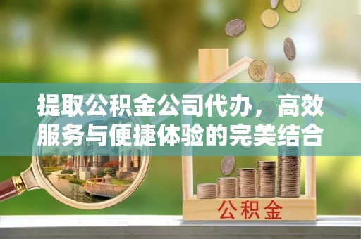 武清提取公积金公司代办，高效服务与便捷体验的完美结合