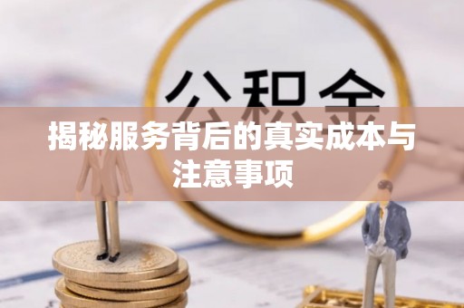 武清揭秘服务背后的真实成本与注意事项