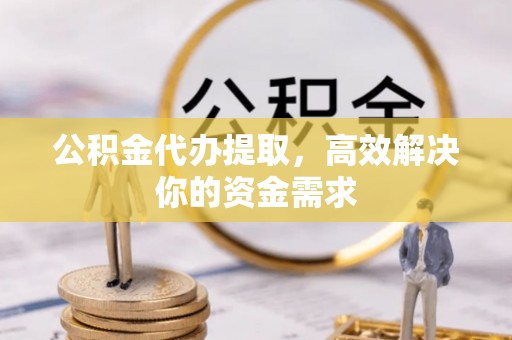 武清公积金代办提取，高效解决你的资金需求
