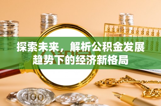 武清探索未来，解析公积金发展趋势下的经济新格局