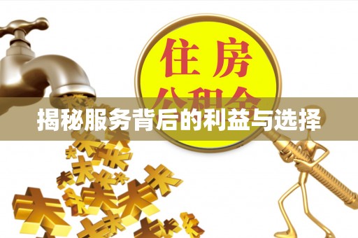 武清揭秘服务背后的利益与选择