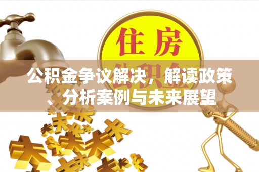 武清公积金争议解决，解读政策、分析案例与未来展望