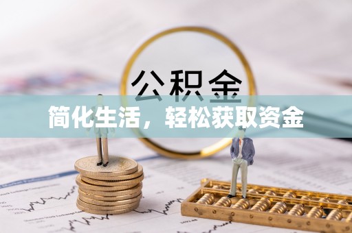 武清简化生活，轻松获取资金
