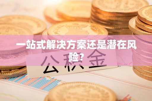 武清一站式解决方案还是潜在风险？
