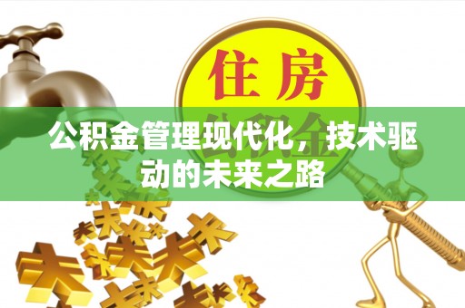 武清公积金管理现代化，技术驱动的未来之路