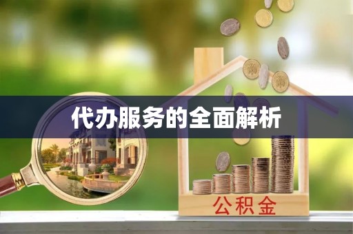 武清代办服务的全面解析